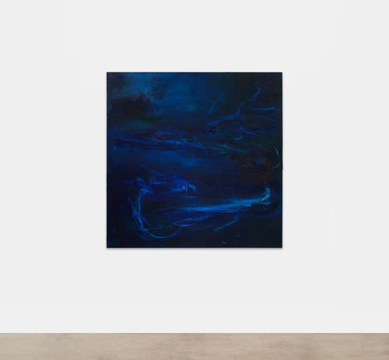 Carrie Blue by Lindsay Adams contemporary artwork Painting