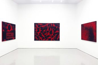 Contemporary art exhibition Zhang Dali Suffocation at Eli Klein Gallery New York United States