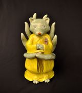 A Confucius for everyday folk celery by Shayne Phua contemporary artwork sculpture