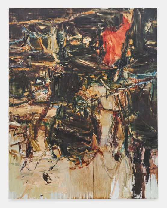 Falling Leaves Rustling Down by Tu Hongtao contemporary artwork Painting