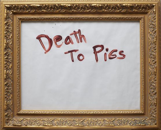 Death to Pigs by Karen Kilimnik contemporary artwork Works on Paper