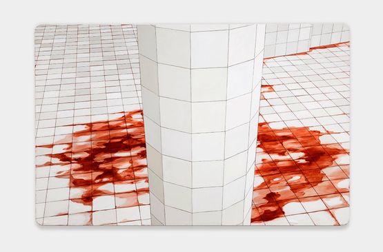 O convidado The guest by Adriana Varejao contemporary artwork Painting