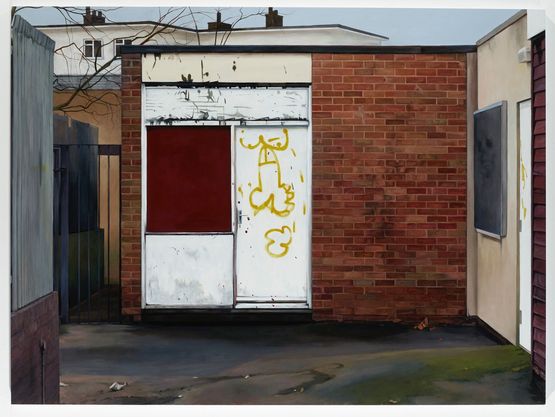 The Great Lover by George Shaw contemporary artwork Painting