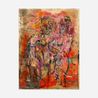 Out of Chaos IX Orange by Daniel Crews-Chubb contemporary artwork Painting
