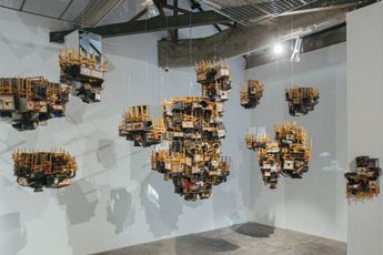 Contemporary art exhibition Asmoadji Kisah Karat Besi at Baik Art Jakarta Indonesia