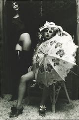 Model with umbrella by Irina Ionesco contemporary artwork photography