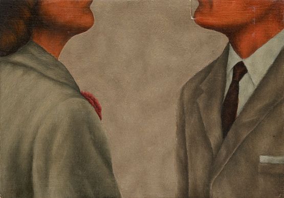 Conversation by Tony Wong contemporary artwork Painting