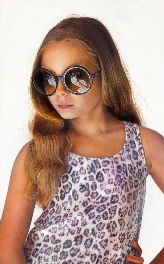 Phoebe is EightTom Ford by Michael Zavros contemporary artwork Painting