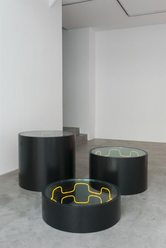 Podium by Ivan Navarro contemporary artwork Sculpture