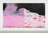 Night with coulds diptych by Marina Saleme contemporary artwork painting