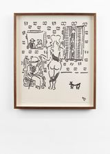 Untitled by William N. Copley contemporary artwork drawing works on paper