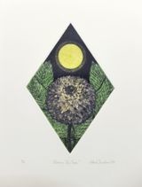 Summon the Moon by Albert Yonathan Setyawan contemporary artwork drawing