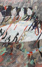 Untitled by Woo Min Jung contemporary artwork mixed media painting