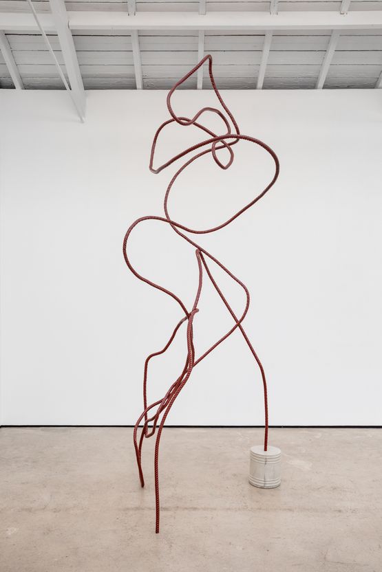 Rebar by Monika Sosnowska contemporary artwork Sculpture