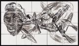 Insomnia by Pierre Mukeba contemporary artwork works on paper drawing
