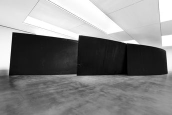Contemporary art exhibition Richard Serra Running Arcs for John Cage at Gagosian West 21st Street New York United States