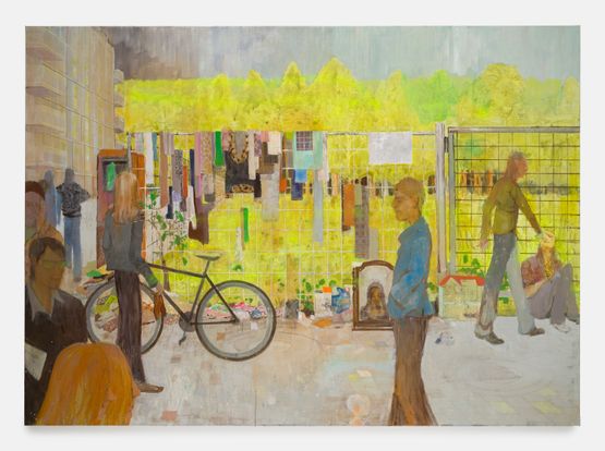 The Gleaners by Travis Macdonald contemporary artwork Painting