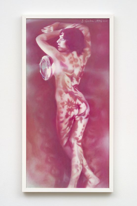 Violet Nude by Sawako Goda contemporary artwork Painting