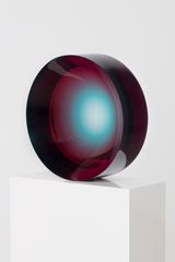Untitled parabolic lens by Fred Eversley contemporary artwork sculpture