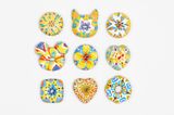 Yellow Floral Donuts by Jae Yong Kim contemporary artwork sculpture