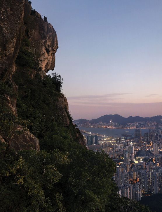 Hidden Side Face Thirty-six Views of Lion Rock Hong Kong by Romain Jacquet-Lagreze contemporary artwork Photography