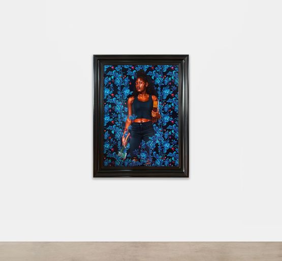 Portrait of Bianca Bryson by Kehinde Wiley contemporary artwork Painting