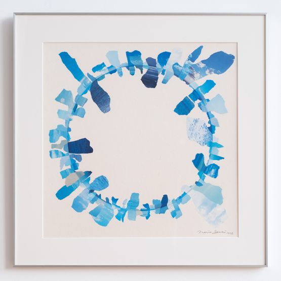 Blue Circle No.4   No.4 by Norio Imai contemporary artwork Works on Paper