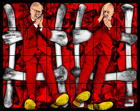 PALLIASSE by Gilbert  George contemporary artwork Mixed Media