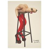 Curious Orange by Sarah Lucas contemporary artwork print