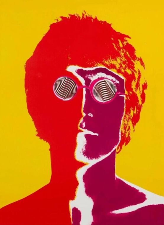 John Lennon by Richard Avedon contemporary artwork Print