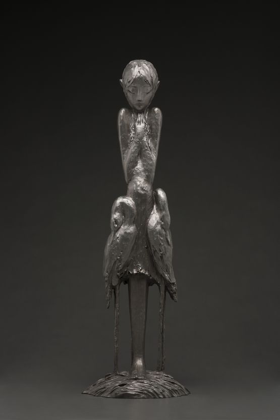 White Moonlight by Li Wei  Liu Zhiyin contemporary artwork Sculpture
