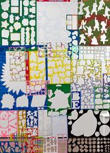 Ghost Buildings Mirror 3 by Teppei Kaneuji contemporary artwork painting