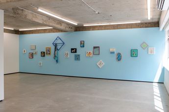 Contemporary art exhibition Erica van Zon Deep Deep Icy Blue at Jhana Millers Wellington New Zealand