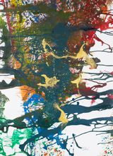 Untitled by Shozo Shimamoto contemporary artwork painting