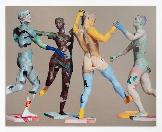 Modern Dance by Matthew Stone contemporary artwork Painting