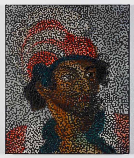 Untitled HCCK by Daniel Boyd contemporary artwork Painting