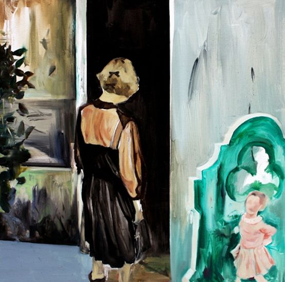 Maidens Curiosity About Death by Zou Sijin contemporary artwork Painting