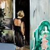 Maidens Curiosity About Death by Zou Sijin contemporary artwork Painting