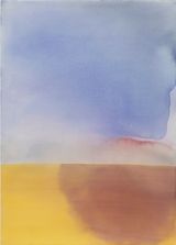 Electric tone pulsing blue by Rochelle Haley contemporary artwork works on paper
