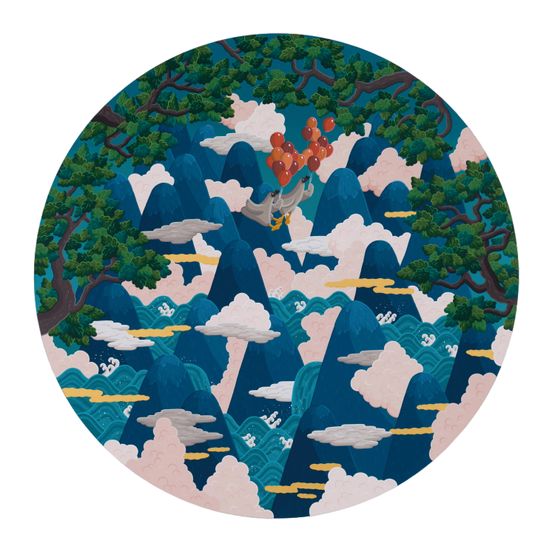 Mystical Voyage by Sunwoo Kim contemporary artwork Painting