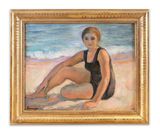 Le maillot noir by Henri Lebasque contemporary artwork painting