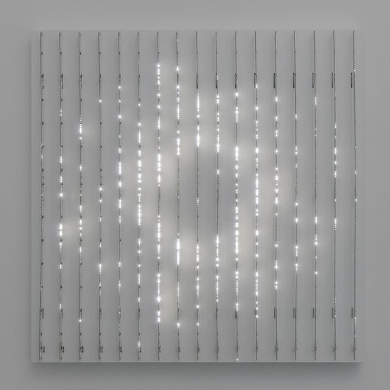 Small Cloud Drawing 2 by Leo Villareal contemporary artwork Sculpture