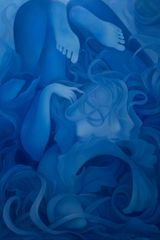 July Blue by Ellen Sheidlin contemporary artwork painting