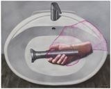 Light No. 10 by Zhang Xiaogang contemporary artwork painting works on paper