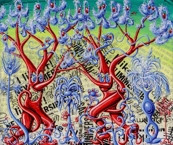 JUNGLMATICA by Kenny Scharf contemporary artwork Painting