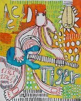 Malpa Wiru Good Friends by Kunmanara Tiger Yaltangki contemporary artwork painting