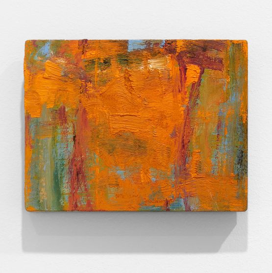 Orange Wolke by Peter Tollens contemporary artwork Painting