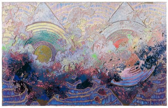 Heavenly Eyes 2024.4.281 by Jiang Miao contemporary artwork Painting