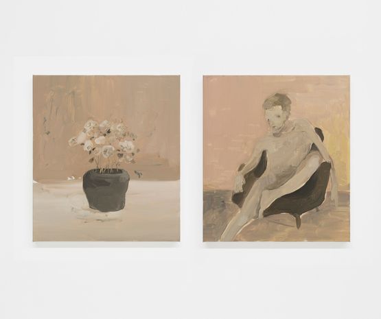The posture by Rudy Cremonini contemporary artwork Painting