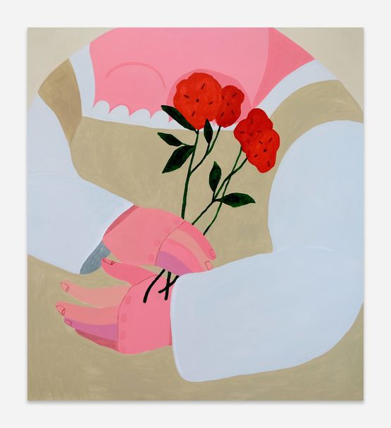 My Body is a House of Flowers by Galina Munroe contemporary artwork Painting